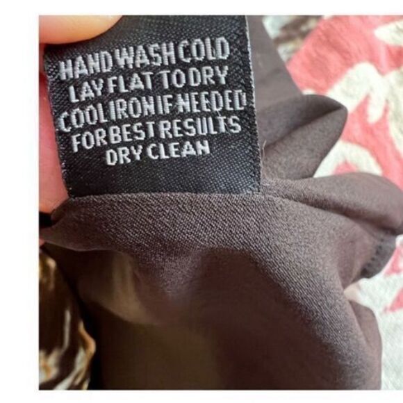 W118 By Walter Baker S Bishop Sleeve Blouson Mini Dress Animal Print Brown Boho - Picture 5 of 6